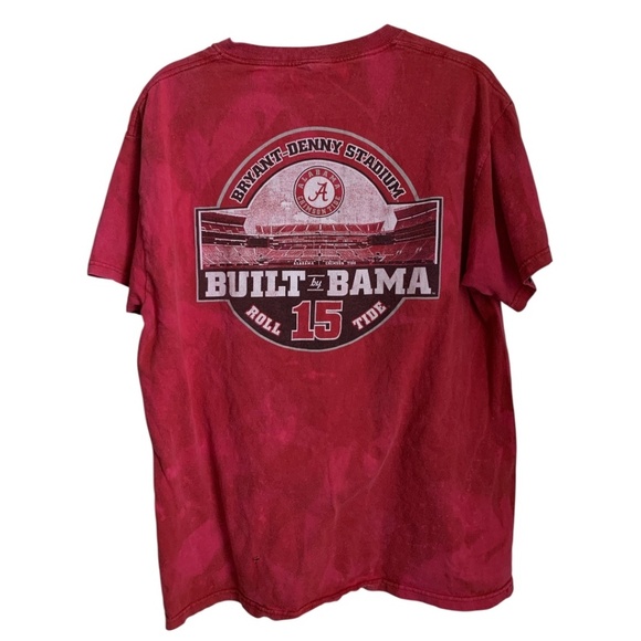 University of Alabama Tee Men's Large Acid Wash Built by Bama Roll Tide - Picture 1 of 4